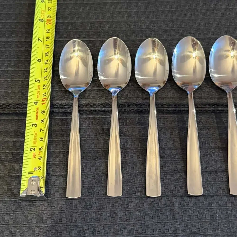 MIS50 (Stainless) by Mikasa Teaspoon Set of 5 18/0 Stainless Steel Flatware